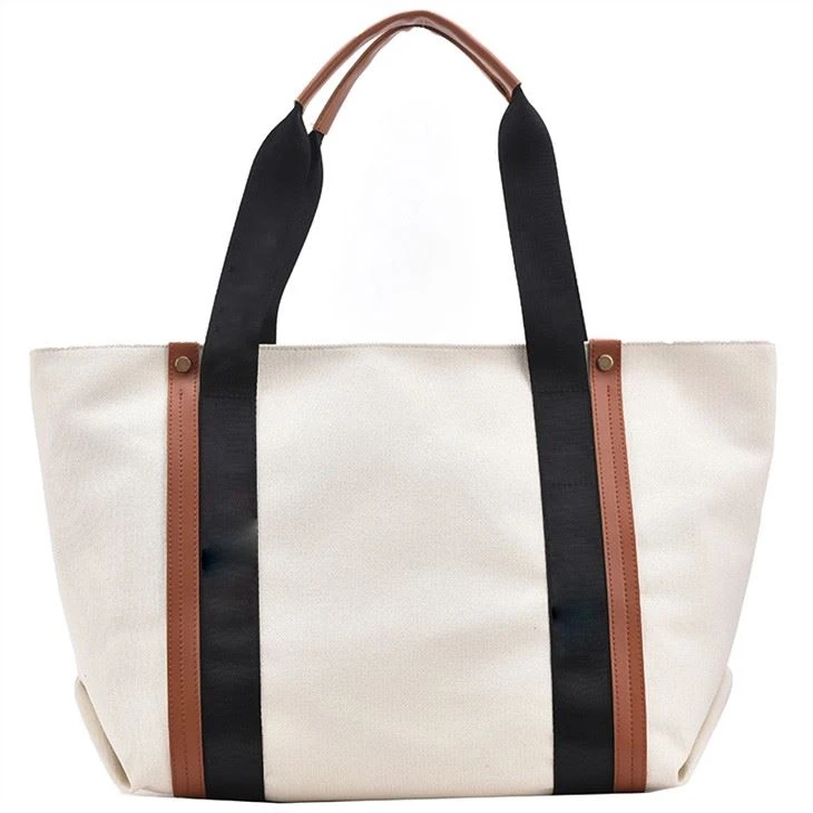 Large Canvas Beach Tote Bag
